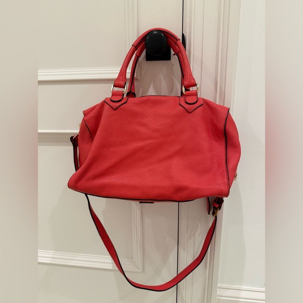 Chic Red Satchel by Dimoni - Picture 6 of 9